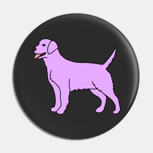 Violet Labrador Pin