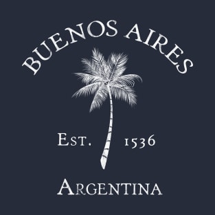 Buenos Aires Argentina Vintage Palm T-Shirt