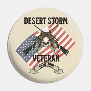 Desert Storm Veteran Pin