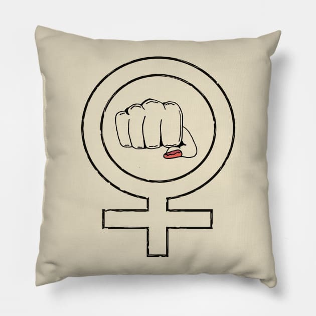 My Body My Choice equals Freedom Pillow by ObtuseObstructionist