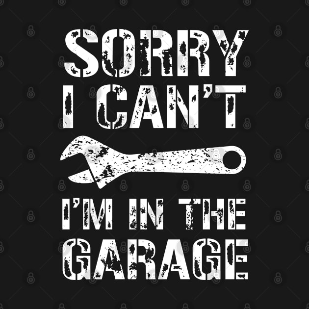 Garage Handyman Auto Car Mechanic Motorcycle Funny by orumcartoons