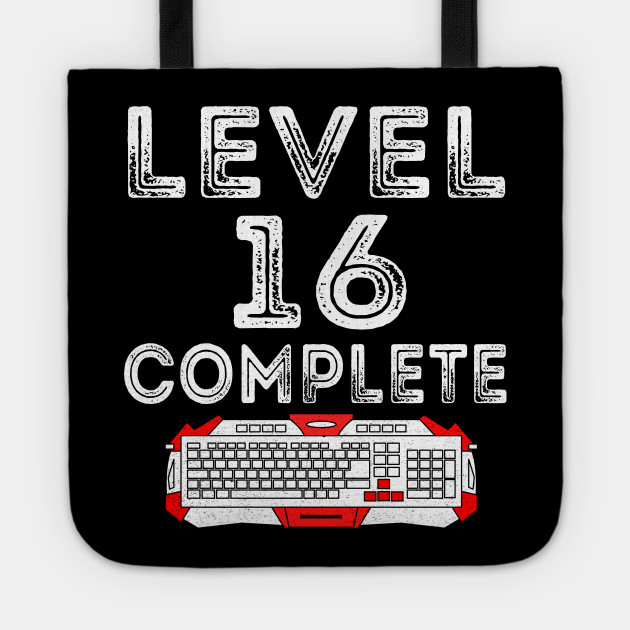 Level 16 Complete Level 16 Complete Tote Teepublic Level 16 Complete Level 16 Complete Tote Teepublic