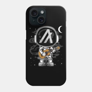 Astronaut Guitar Algorand ALGO Coin To The Moon Crypto Token Cryptocurrency Blockchain Wallet Birthday Gift For Men Women Kids Phone Case