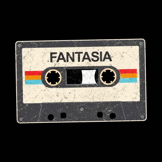 kurniamarga vintage cassette tape Fantasia by kurniamarga.artisticcolorful