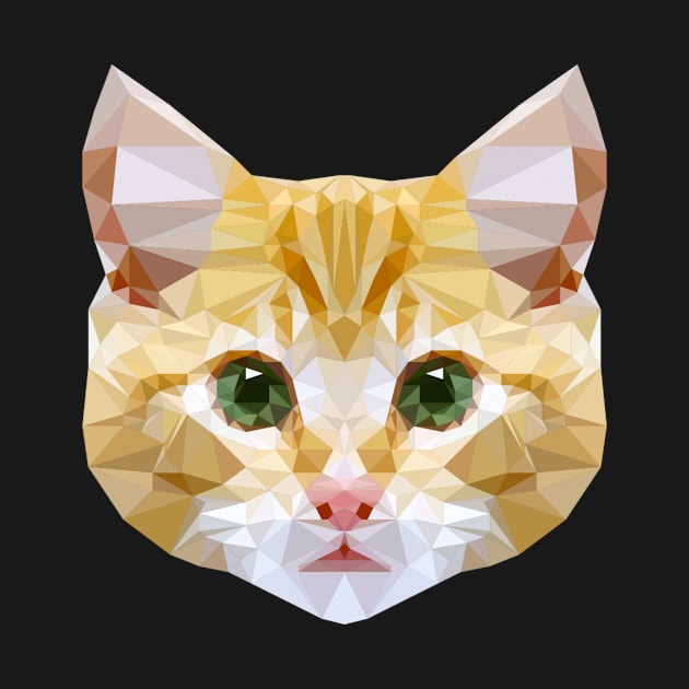 Low Poly Kitty Cat by SchaubDesign