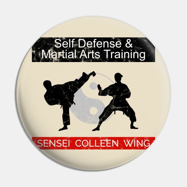 Flyer for Colleen Wing Dojo Pin by AO01