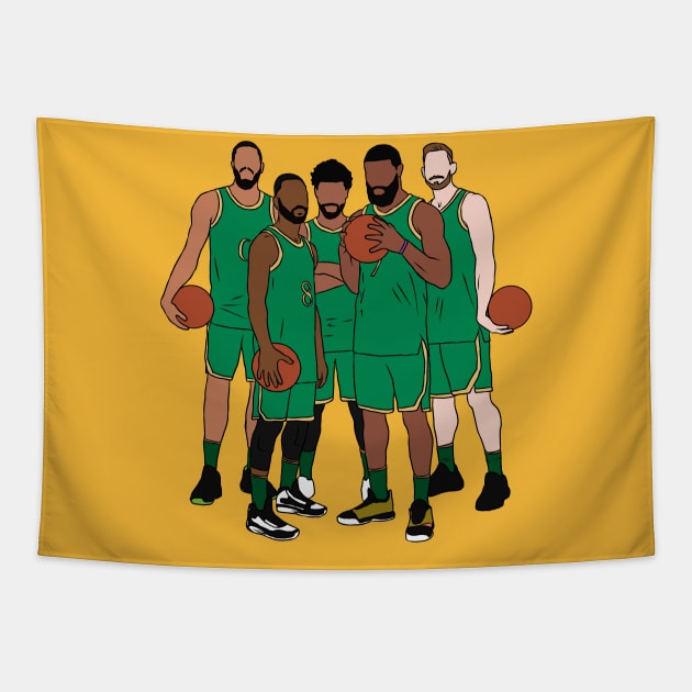 The Shamrock Celtics Tapestry by rattraptees