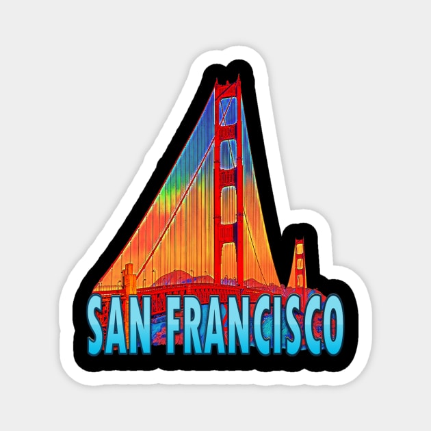 San Francisco, CA Magnet by AmeliaCarrie