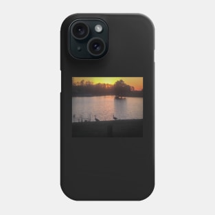 Geese at Sunset Phone Case