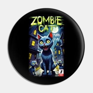 Zombie Cat Pin