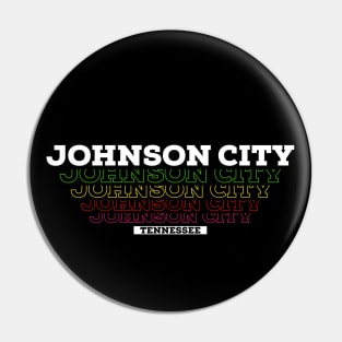 I Love Johnson City Tennessee USA Vintage Pin