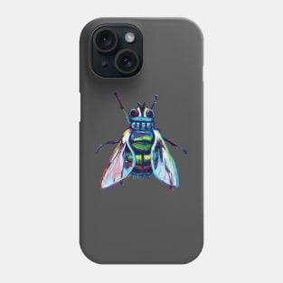 Psychedelic Housefly Phone Case