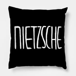 German philosopher, Friedrich Nietzsche Pillow