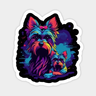 Yorkshire Terrier Fathers Day Magnet