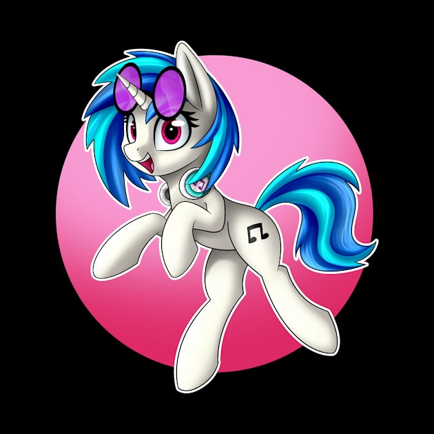 Happy Vinyl Scratch by Supermoix