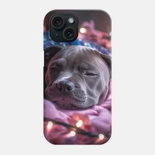 Sleepy Staffy Puppy Phone Case