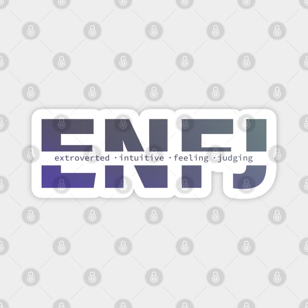 ENFJ Personality Magnet by Inspirit Designs