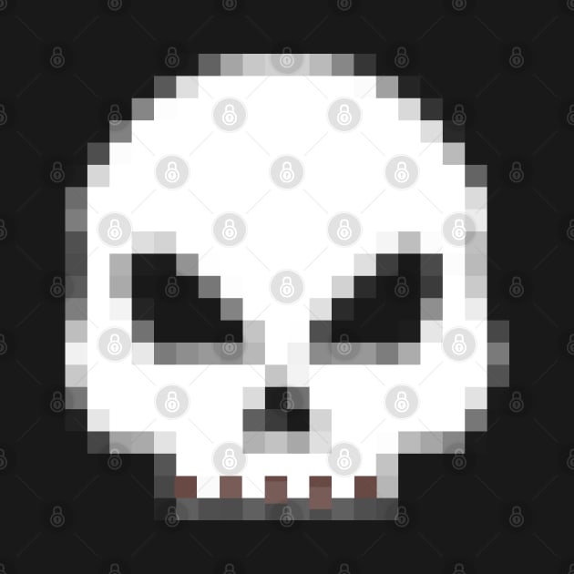 8bit Skull by Hmus