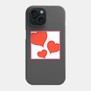 Peak into my heart Phone Case