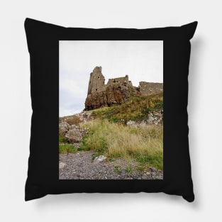 Dunure Castle, Scotland Pillow