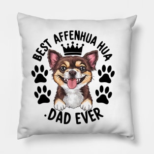 Best Affenhuahua Ever Funny Quote Vintage Dad Pillow