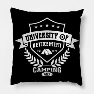 University of retirement camping department 2020 Pillow