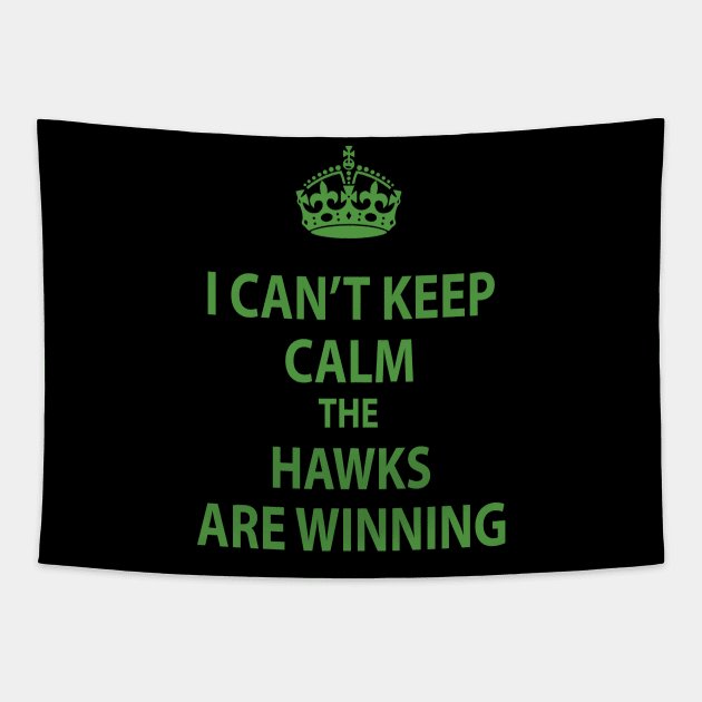 I Can't Keep Calm The Seahawks Are Winning Tapestry by DennisMcCarson