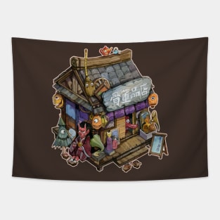 Yokai house Tapestry