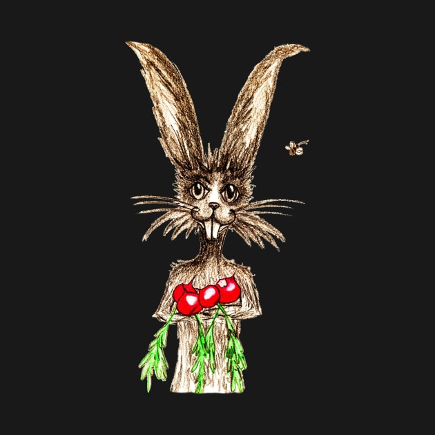 Rabbit With "Your" Ripe Red Radishes by 1Redbublppasswo