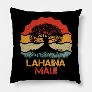 Lahaina Maui Hawaii t shirt Pillow