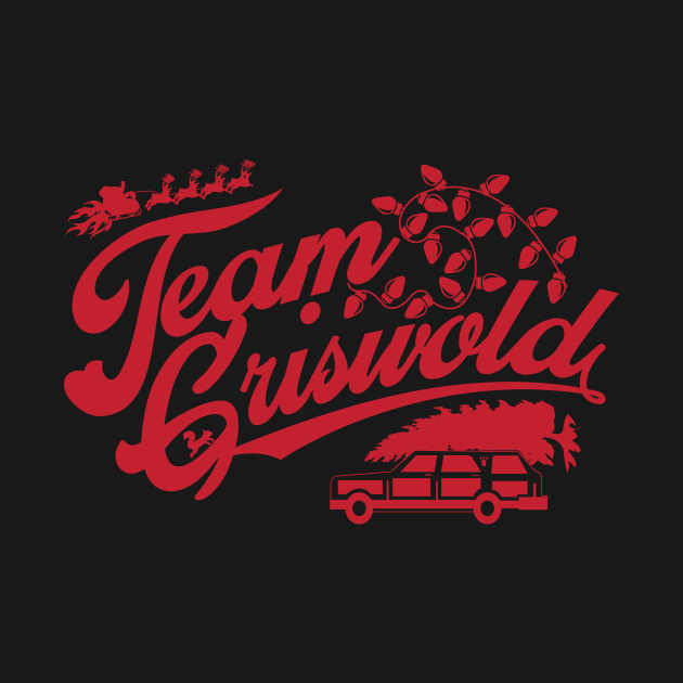 Team Griswold Christmas Red by LostOnTheTrailSupplyCo