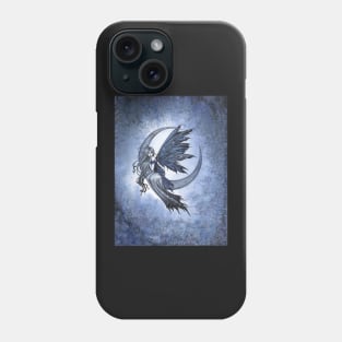 Steel Moon Fairy Fantasy Art by Molly Harrison Phone Case