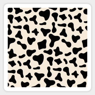 Sticker Seamless cow print 