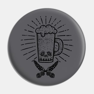 Beer Bones Pin