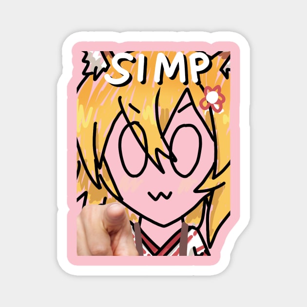 Senko Simp Magnet by Poorly Anime