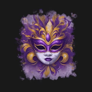 Mardi Gras Mask T-Shirt