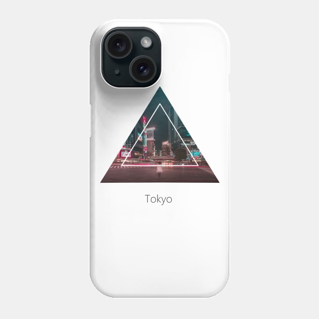 Tokyo Crossing Geometric Artwork Phone Case by GeometricPhotos