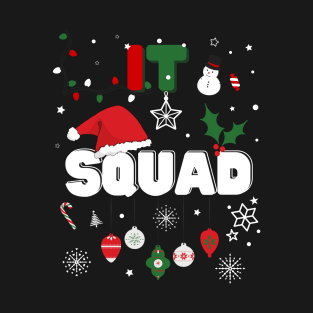 IT Squad Festive Christmas Computer System Help Desk Cute T-Shirt