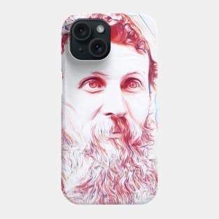 John Muir Portrait | John Muir line art Phone Case