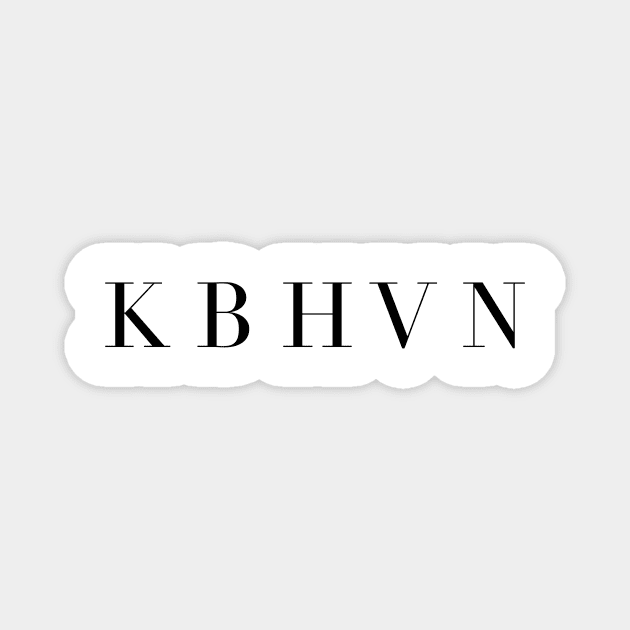 KBHVN - Copenhagen Magnet by mivpiv