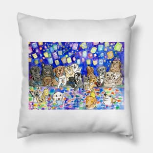 Magic Lantern Cats and Dogs Pillow