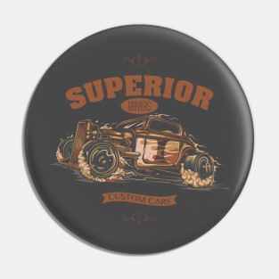 Superior Drivers Custom Cars Pin