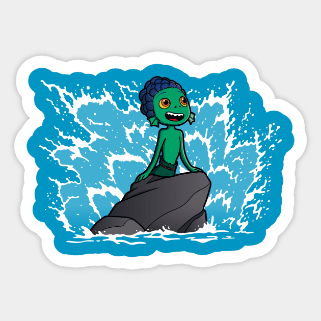 Luca in his sea monster form | Sticker