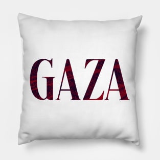 Gaza - Simple Typography Style Pillow