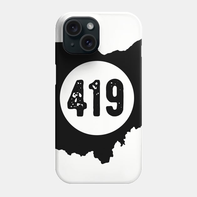 419 Area Code Ohio Phone Case by OHYes