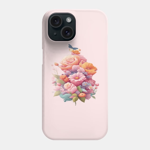 Blooming Flowers Phone Case by EunsooLee