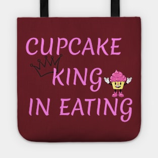 Cupcake king in eating Tote