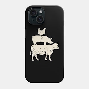 Stacked Farm Animals Phone Case