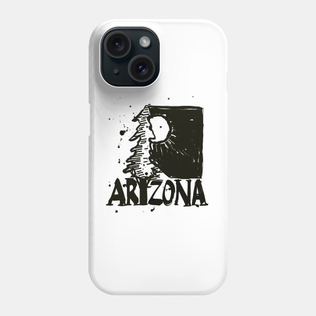 Arizona Tree Phone Case by martinussumbaji