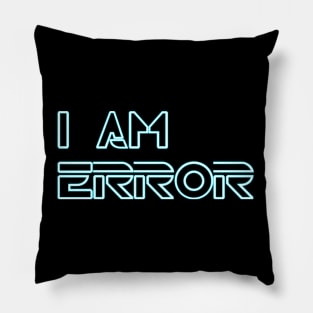 Neon Error Pillow